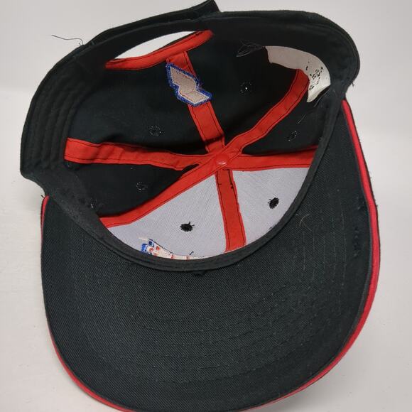 Summit Racing Equipment U.S. Flag Strapback Baseball Cap Black One Size 6 Panel - Picture 7 of 9